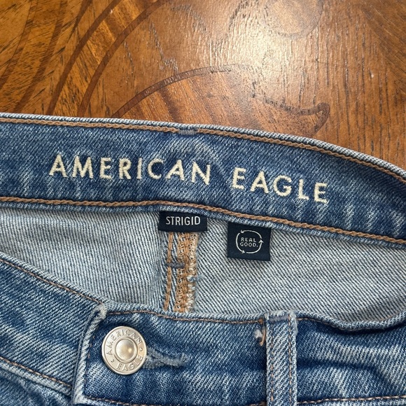 American Eagle Relaxed Jorts – 90s Dadcore Mom Shorts Casual Vintage Wash - Picture 3 of 6